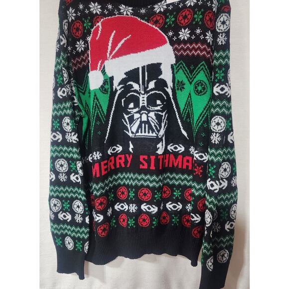 Dark Vader ''Merry Sithmas'' Christmas sweater men's XXL - Picture 2 of 7